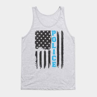 Police Flag Tank Top